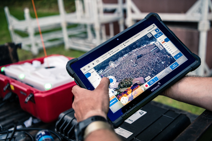 crowd controle camera